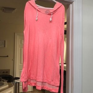 Pink hoodie